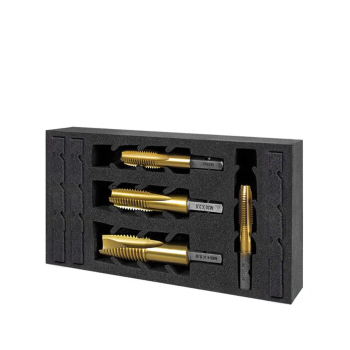 VersaDrive 4pc M12 - M24 Metric Coarse ImpactaTap Set