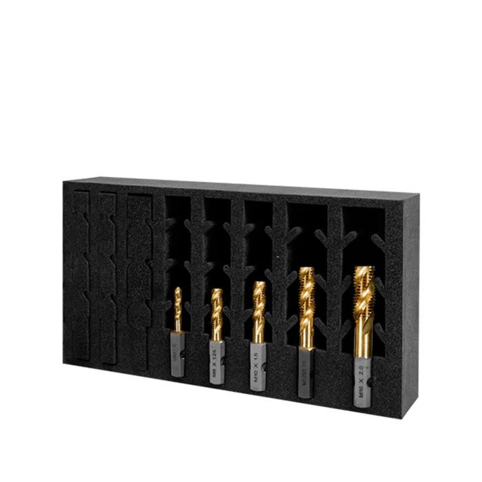 HMT VersaDrive 4pc M12 - M24 Metric Coarse Spiral Flute Set