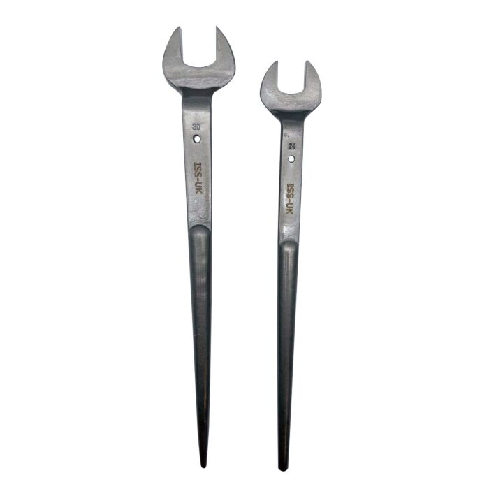 ISS 24mm & 30mm Tethered Open Ended Podger Spanner Set