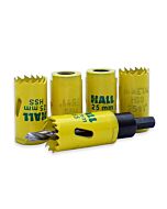 G&J Hall 25mm Bi Metal HSS Holesaw 5 Pack + 1 A1 Arbor