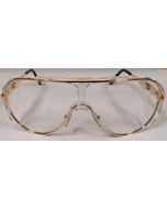 UVEX Safety Glasses Work Spectacle Clear Lens Gold Rim