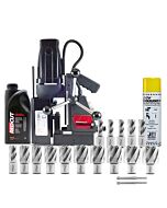 Commando 40 Kit 3 - Commando 40 Mag Drill + 17 Piece Cutter Kit 12-40mm + Lubricants