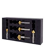 HMT 5pc 12.4 - 31mm VersaDrive 90 Degree Countersink Set