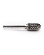 Merlin Tools Double Cut - TCT Ball Nosed Cylindrical Burr - 12.7 x 25 x 6mm