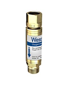 Wescol Type 83 (T83) Regulator Mounted Oxygen Flashback Arrestor