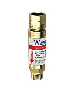 Wescol Type 83 (T83) Regulator Mounted Fuel Gas Flashback Arrestor