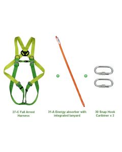 Climax 27-C Fall Arrest Energy Absorbing Lanyard Kit 
