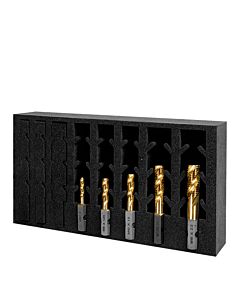 HMT VersaDrive 5pc M6 - M16 Metric Coarse Spiral Flute Set