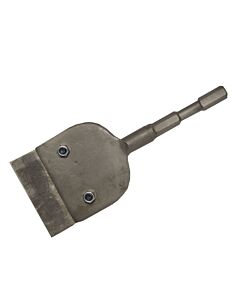 Trelawny Flat Scraper Blade - 4 inch wide x 10 inch long (102mm x 254mm) 5/8 inch (16mm) Hex Shank