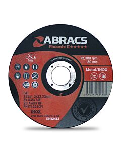 Abracs Phoenix II 5" (125mm) Thin Metal Cutting Disc - Box of 50