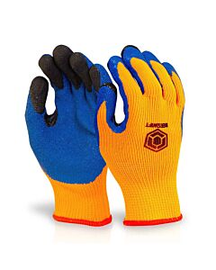 Beeswift Latex Thermo-star Fully Dipped Gloves Orange
