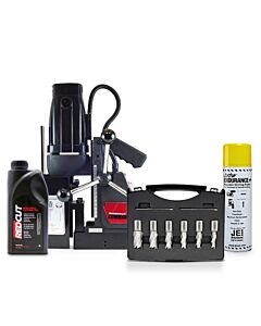 Commando 40 Kit 1 - Commando 40 Mag Drill + RedCut HSS Short Cutter Kit + Lubricants