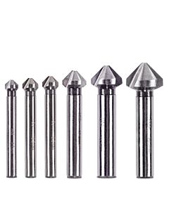 Rotabroach 6pc HSS 90 Degree Countersink Set