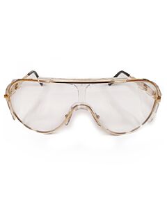 UVEX Safety Glasses Work Spectacle Clear Lens Gold Rim
