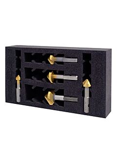 HMT 5pc 12.4 - 31mm VersaDrive 90 Degree Countersink Set
