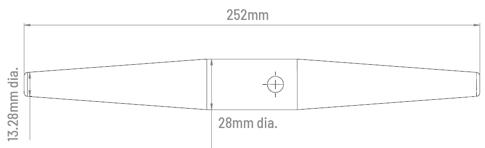 28mm Barrel Drift Pin