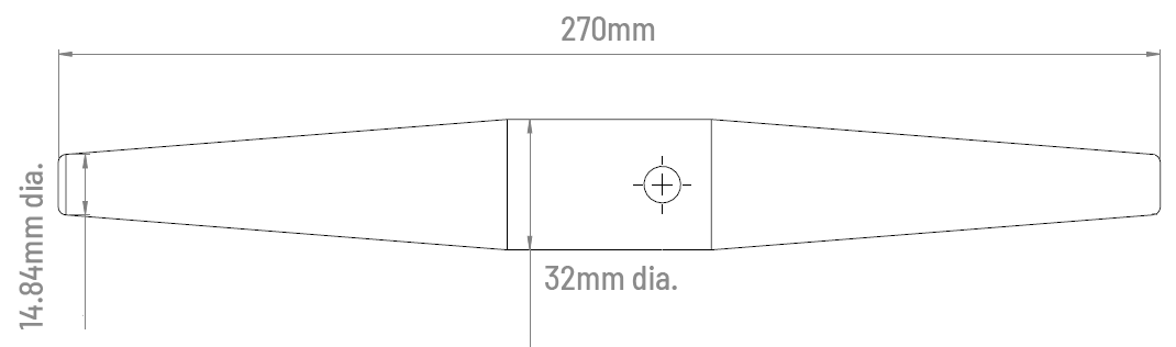 32mm Barrel Drift Pin