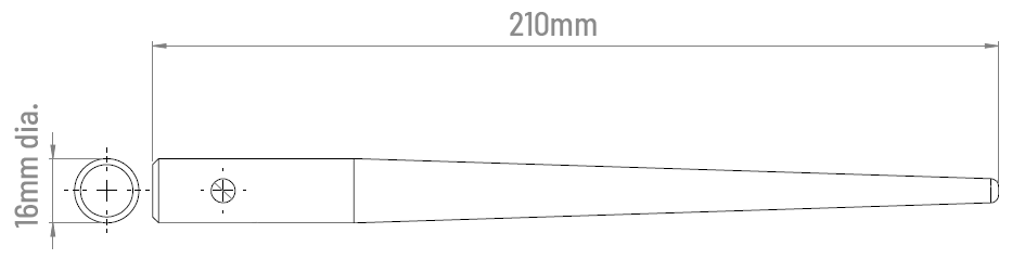 16mm Carrot Drift Pin